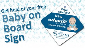 Free Baby On Board Sign 300x168 Free Baby On Board Sign