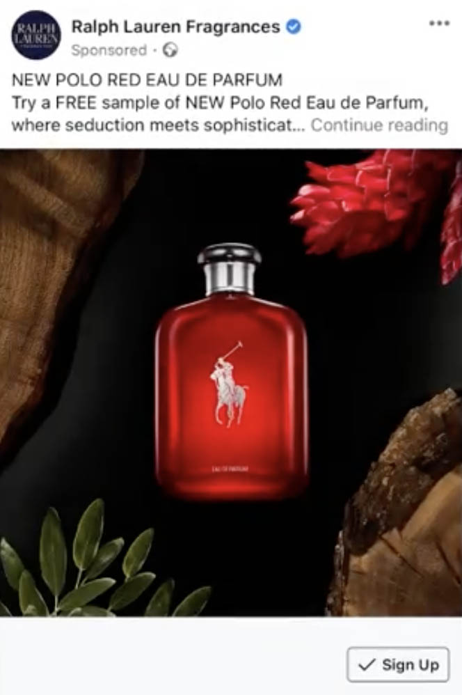 ralph lauren aftershave free bag