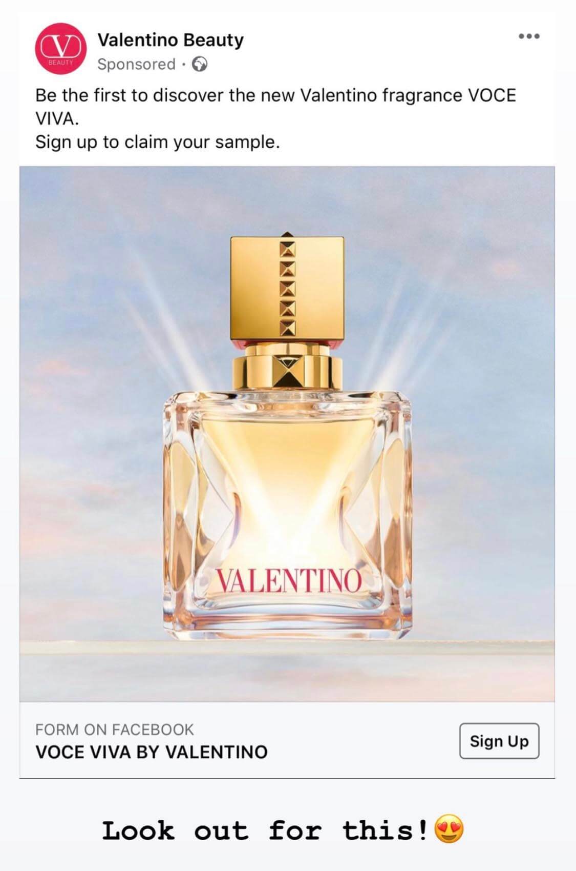voce viva valentino free sample