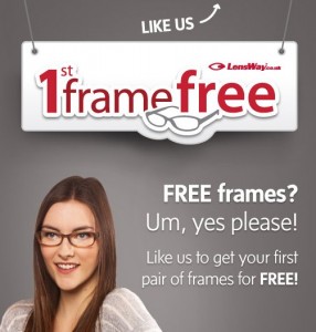 Free Glasses Frame and Case from Lensway