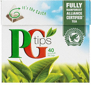 Free Pack of PG Tips Pyramid Tea Bags