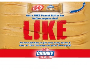 Free Kit Kat Chunky Peanut Butter