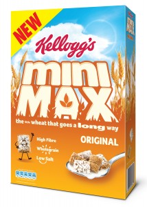 Free 560g Pack of Kelloggs Mini Max Cereal