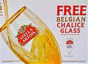 Free Limited Edition Stella Chalice Glasses