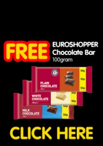 Free Chocolate – Milk, White or Dark