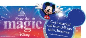 Free Christmas Call from Mickey Mouse