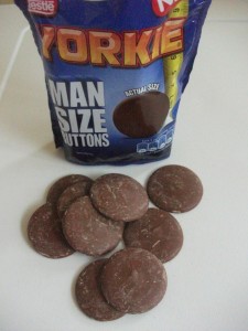 Free Yorkie Man Size Chocolate Buttons