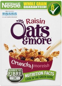 Free Pack of Oats & More Cereal