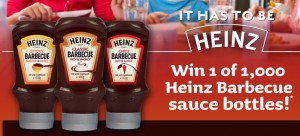 Free Heinz BBQ Sauce Bottles