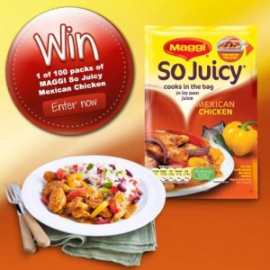 Free Pack of Maggi So Juicy Mexican Chicken