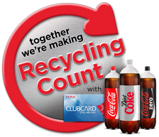 Pledge to recycle and get 50p Off Coca-Cola or 25 Tesco Clubcard Points