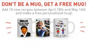 Free Personalised Mug