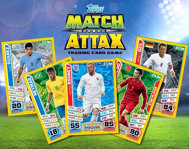 Free England World Cup Match Attax Cards