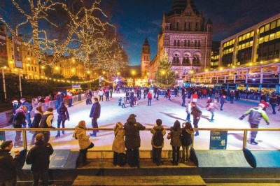Free Ice Skating at the National History Museum