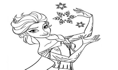 Free Frozen Colouring Pages to Print