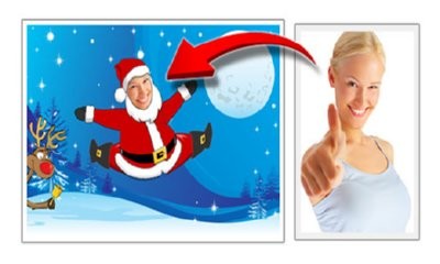 Free Personalised Dancing Santa eCard