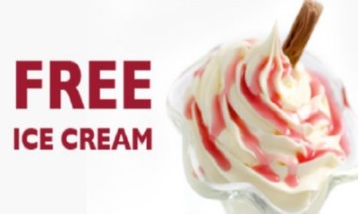 Free Ice Creams At Toby Carvery Pubs
