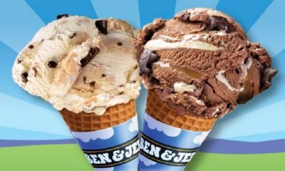 Free Ben & Jerry Ice Cream Cone