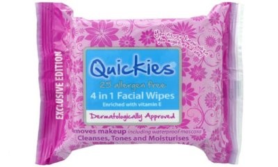 Free Quickies Face Wipes