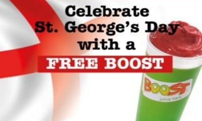 Free Boost Juice Smoothie