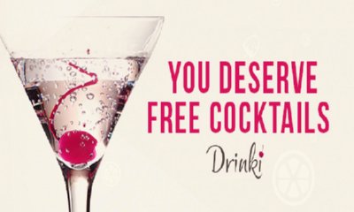 Free Cocktails with Drinki