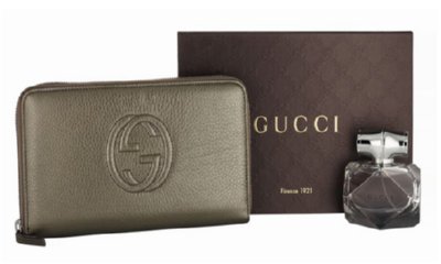 Win a Metallic Leather Gucci Wallet