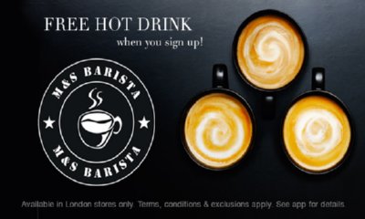 Free Hot Drink – London Only
