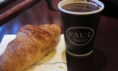 Free Croissant & Hot Drink