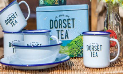 Free Dorset Tea Enamel Mugs, Plates & Bowls