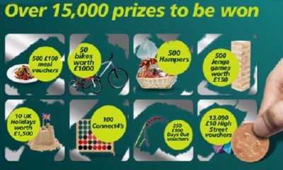 Free High Street Vouchers – 13,000 prizes