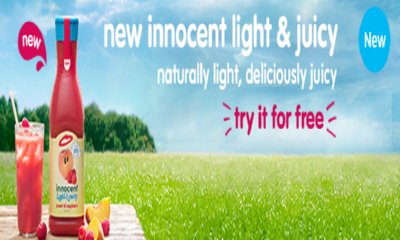 Free Bottle of Innocent Light & Juicy