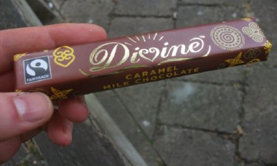 Free Caramel Chocolate Bar from Divine