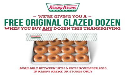 Krispy Kreme Buy a Dozen get a Dozen Free