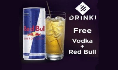 Free Vodka Red Bull