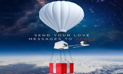 Free Valentine’s Day Message in Space
