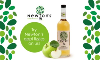 Free Bottle of Newton’s Apple Fizz