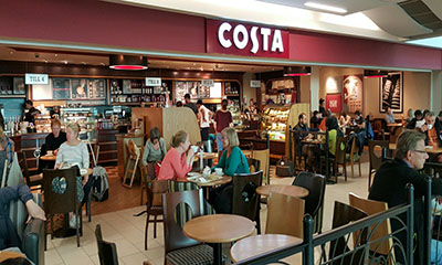 Free Costa Coffee at Gatwick