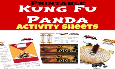 Free Kungfu Panda Activity Sheet
