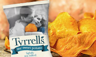 Free Case of Tyrrell’s Sweet Potato Crisps