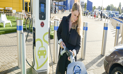 Free Electric Car Charging at Ikea