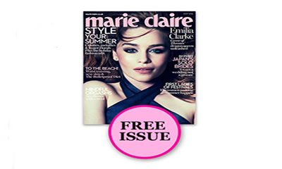 Free Issue of Marie Claire Magazine