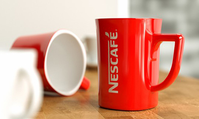 Free NESCAFE Red Mug & Post-Its