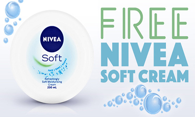 Free Pot of Nivea Soft Cream