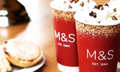 Free Hot Drink at M&S Cafe