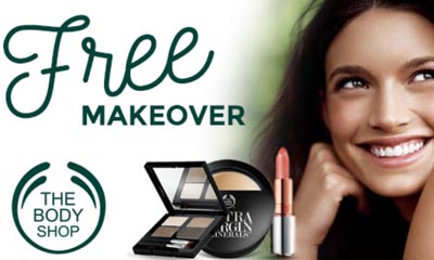 Free Makeover & Samples from The Body Shop