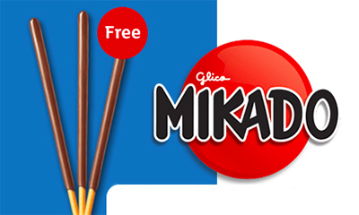 Mikado Daim Biscuit 70 g (Pack of 8)