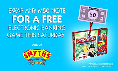 Free Electronic Monopoly Game from Smyths