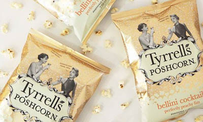 Free Cases of Tyrrell’s Bellini Cocktail Flavour Popcorn