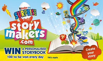 Free Kinder Surprise Personalised Story Book