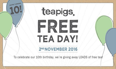 Free Teapigs Flavoured Tea